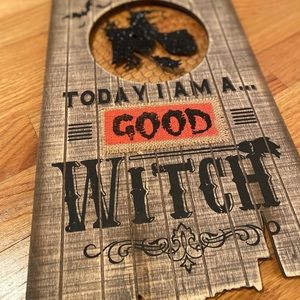 Wooden Halloween Sign